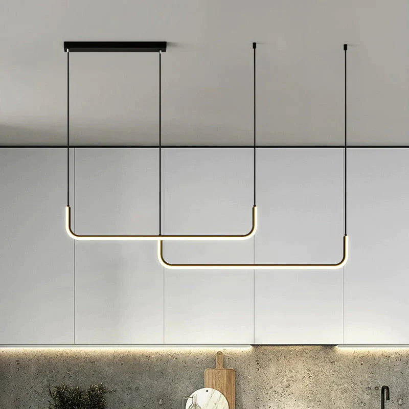 Amelia’s Geometric Delight: Modern Led Pendant Light For Your Kitchen Or Dining Room