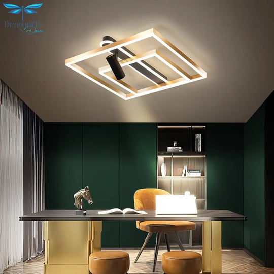 Nordic Bedroom Ceiling Lamp Modern Minimalist Style With Spotlight Led Master Study Light