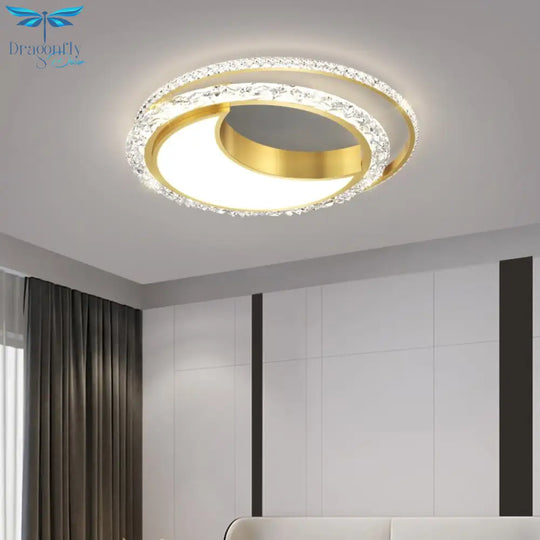 Nordic Bedroom Recessed Led Ceiling Lights Post - Modern Luxury Crystal Creative Living Room