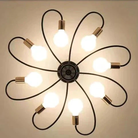 Nordic Chandelier Creative Industrial Style Modern Simple Personality Living Room Lamp Bedroom