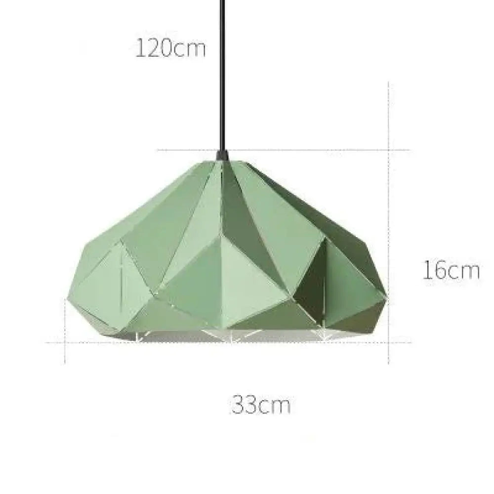 Nordic Creative Art Chandelier Personality Diamond Hollow Out Bar Restaurant Coffee Shop Lamp Iron
