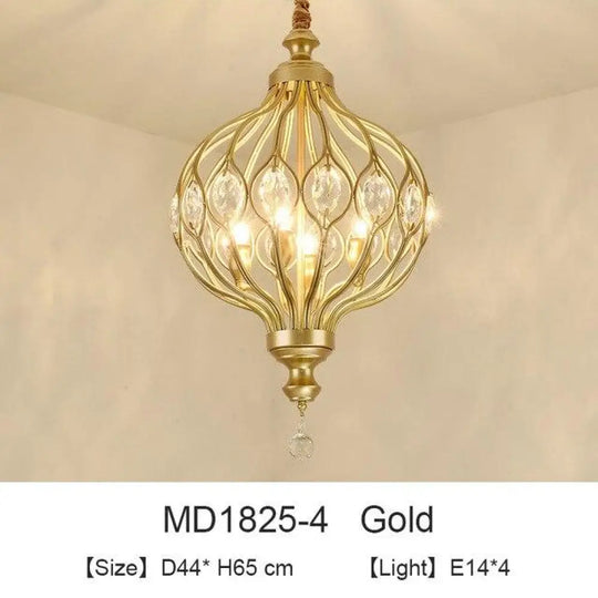 Nordic Crystal Pendant Lights Black Dining Table Lamp Hanging Light For Kitchen Living Room Bedroom