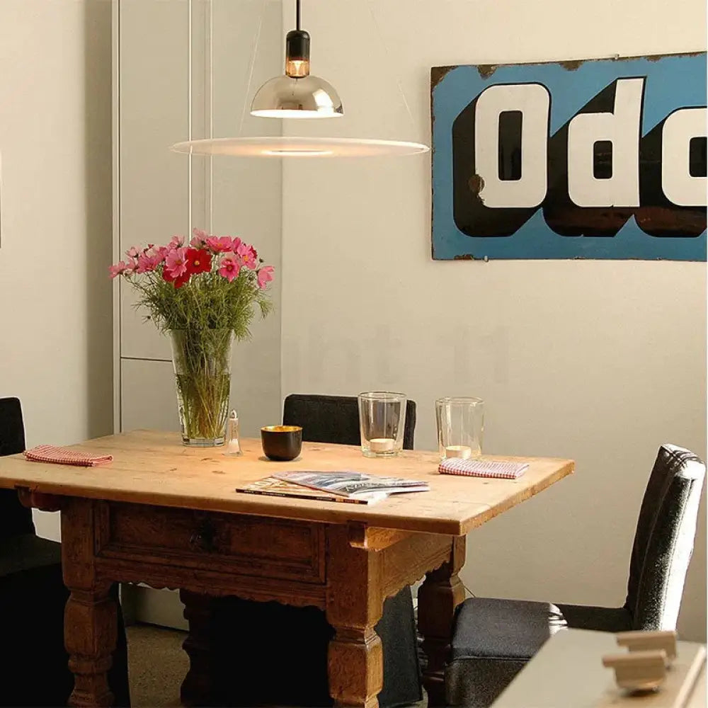 Nordic Designer Light Luxury Creativity Simple Model Room Restaurant Study Ufo Chandelier Complex