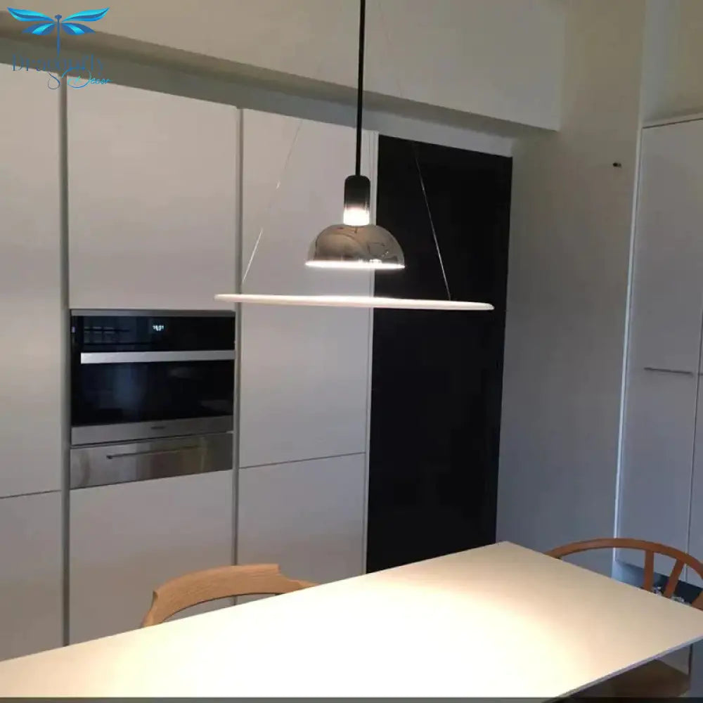 Nordic Designer Light Luxury Creativity Simple Model Room Restaurant Study Ufo Chandelier Pendant