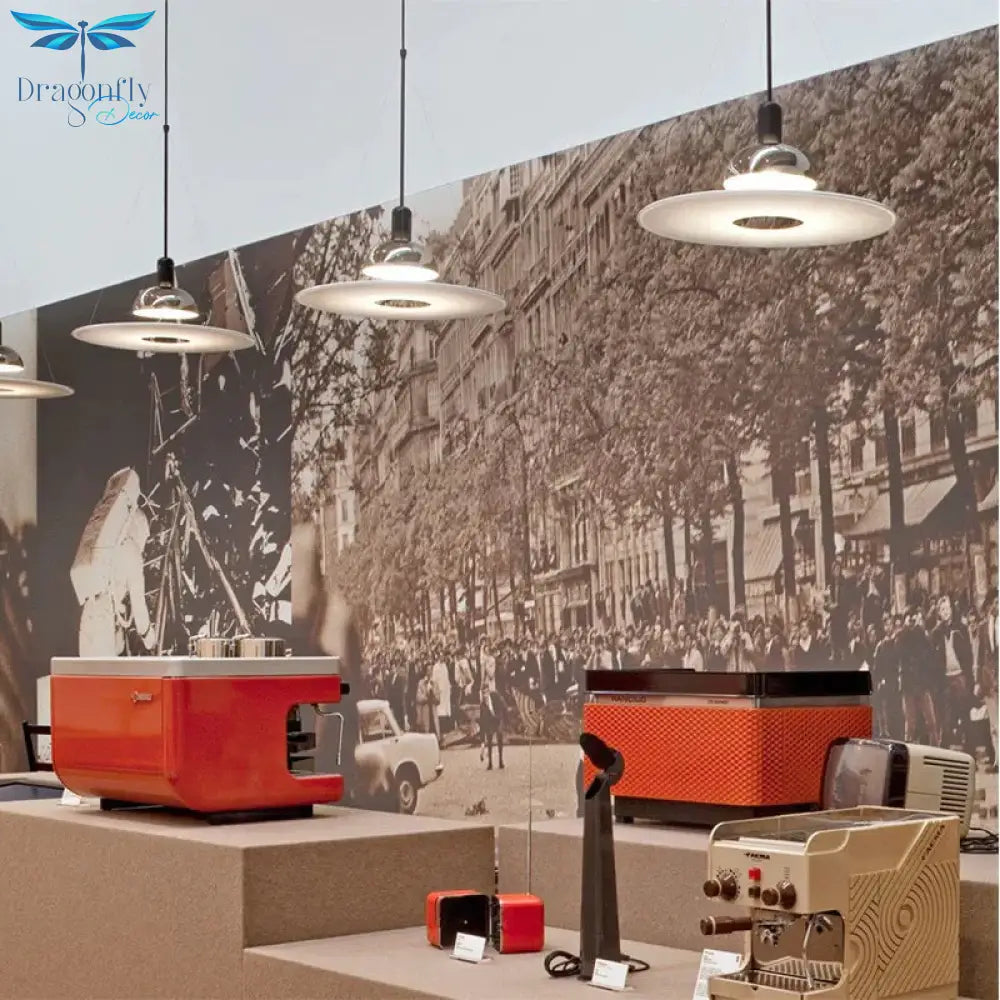 Nordic Designer Light Luxury Creativity Simple Model Room Restaurant Study Ufo Chandelier Pendant