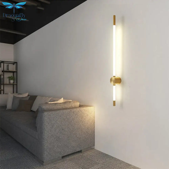 Nordic Home Decor Led Wall Lamp Modern Sconce Light For Bedroom/Living Room Creative Tube Type