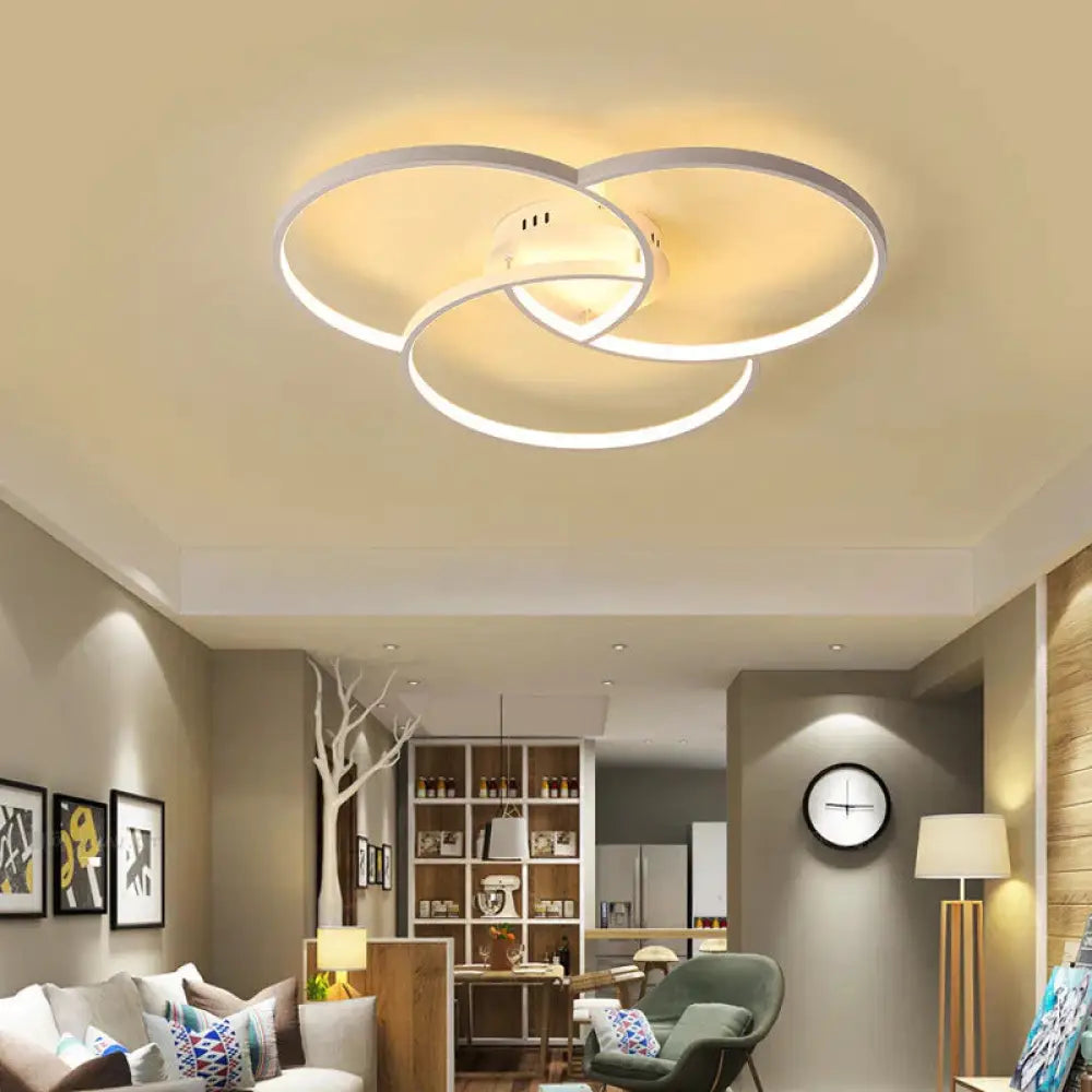 Nordic - Inspired Led Ceiling Lamp - Illuminate Your Living Room Or Bedroom With Elegance And Style