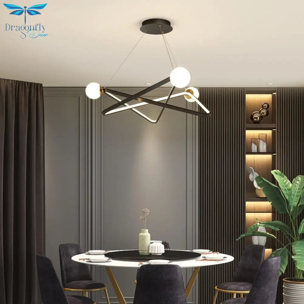 Nordic Led Chandellier Indoor Lighting Fixtures Modern For Living Room Dining Ktichen Hanging Lamp
