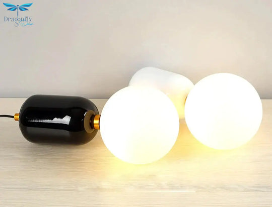 Nordic Led Pendant Lights Frosted Glass Industrial Handin Lamp Modern Bedroom Hanglamp Living Room