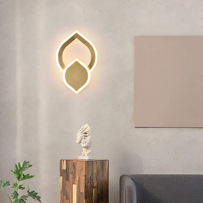 Nordic Light Luxury Room All Copper Wall Lamp Lamps