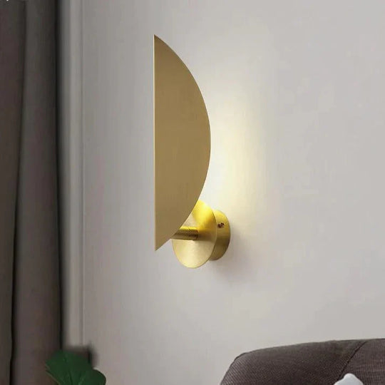 Nordic Lighting All Copper Wall Lamp Bedroom Room Bedside Simple Living Corridor Creative Light