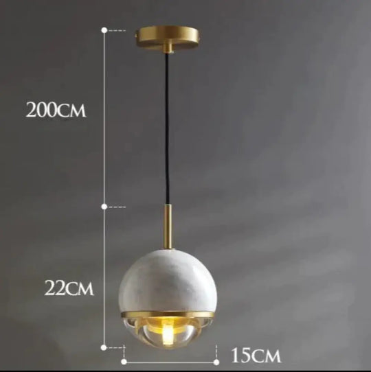 Nordic Luxury Bedroom Bedside Chandelier Lamps A / Does Not Contain A Light Source Pendant
