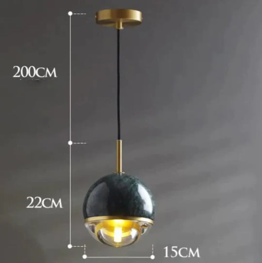 Nordic Luxury Bedroom Bedside Chandelier Lamps B / Does Not Contain A Light Source Pendant