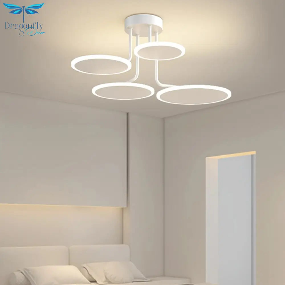 Nordic Minimalist Led Ceiling Chandeliers For Living Room Bedroom Dining Table Lamp Home Fixture