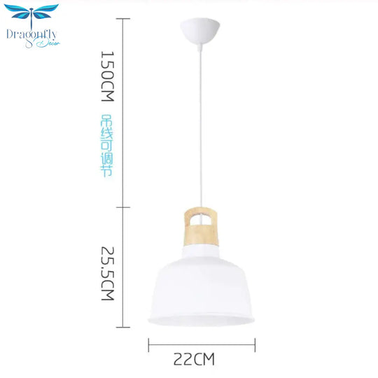 Nordic Modern Ceiling Lamp Wood Aluminum Pendant Lights Living Room Dining Table Kitchen Aisle