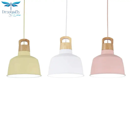 Nordic Modern Ceiling Lamp Wood Aluminum Pendant Lights Living Room Dining Table Kitchen Aisle