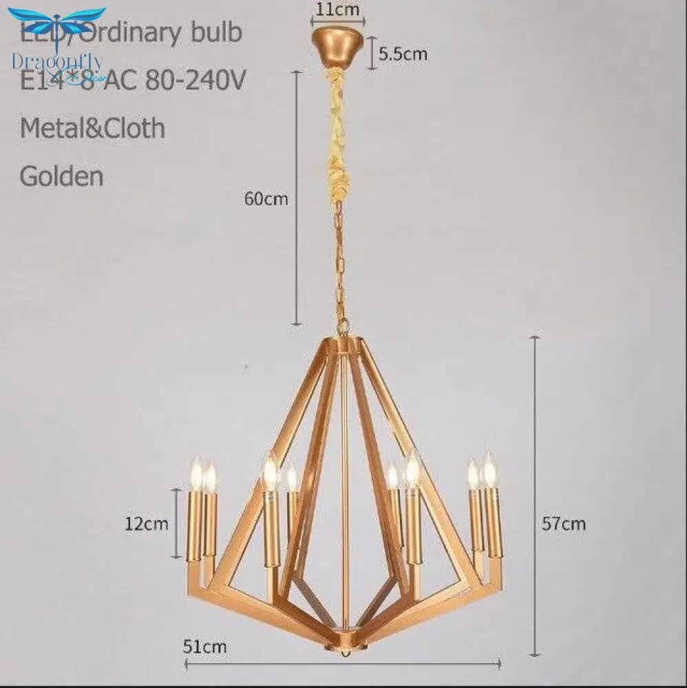 Nordic Modern Diamond Pendant Light Led E14 Loft Industrial Hanging Lamp With 2 Colors For Living