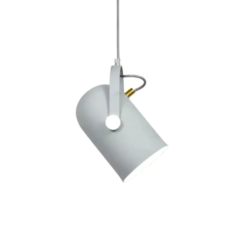Nordic Modern E27 Pendant Light Single Headlights Lighting Decor Luminaire Droplight Lamp Gray /