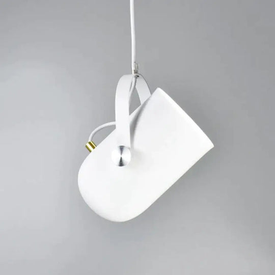 Nordic Modern E27 Pendant Light Single Headlights Lighting Decor Luminaire Droplight Lamp White /