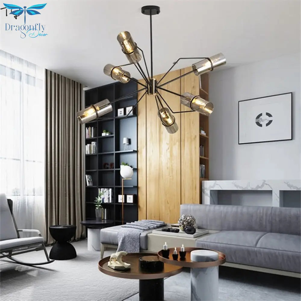 Nordic Modern Simple Industrial Glass Led Pendant Lights Individual Hanging Lamp Living Room Dining