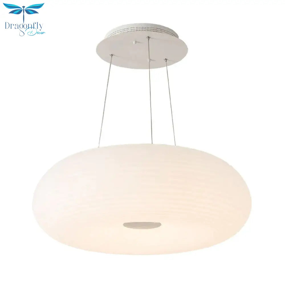 Nordic Pendant Lamp Round Simple Modern Led Acrylic Three - Color Dimming Lamps Living Room Hotel