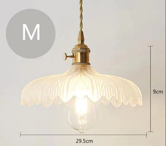 Nordic Post - Modern Creative Glass Single - Head E27 Pendant Light For Dining Room Living Bedroom