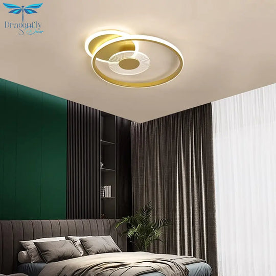Nordic Square Living Room Bedroom Ceiling Lights Personality Creative Recessed Led Lamp Minimalist