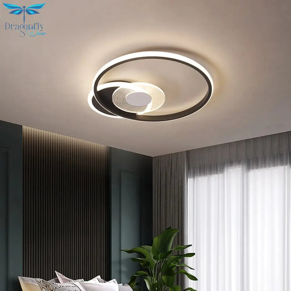 Nordic Square Living Room Bedroom Ceiling Lights Personality Creative Recessed Led Lamp Minimalist