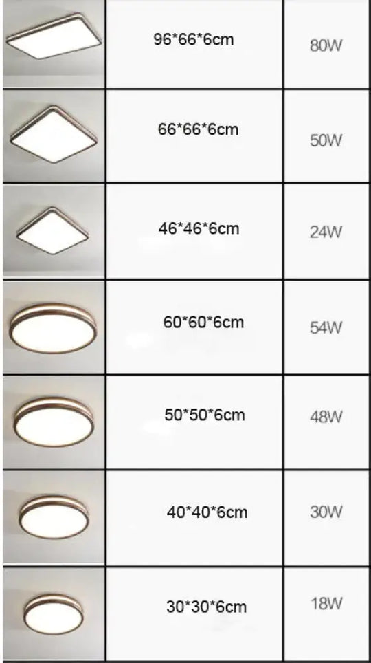 Nordic Walnut Color Indoor Ceiling Lamp Round 30Cm 18W / Led White Light