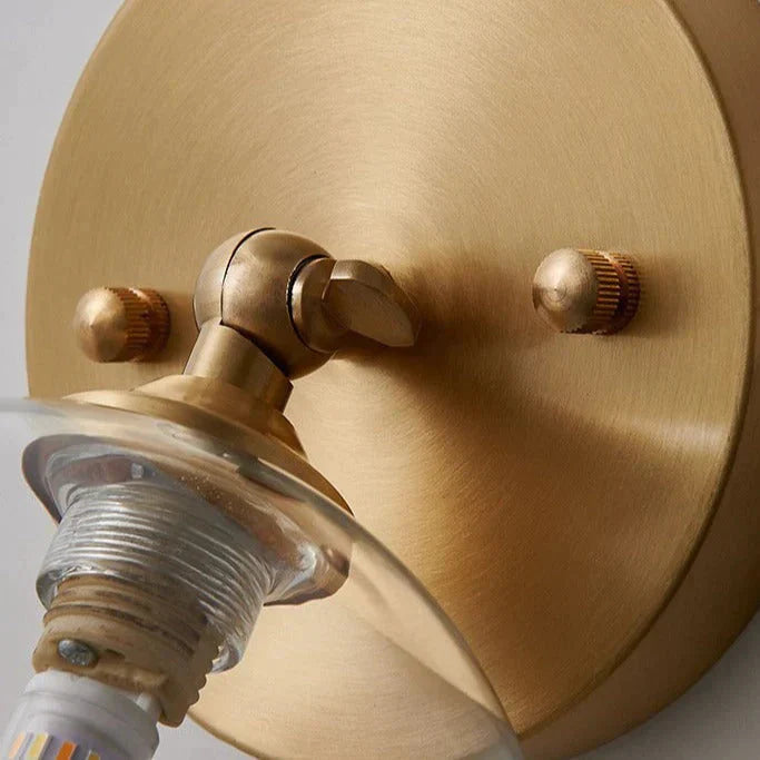 Nordic Wind Bedroom Bedside Hallway Copper Wall Lamp Lamps