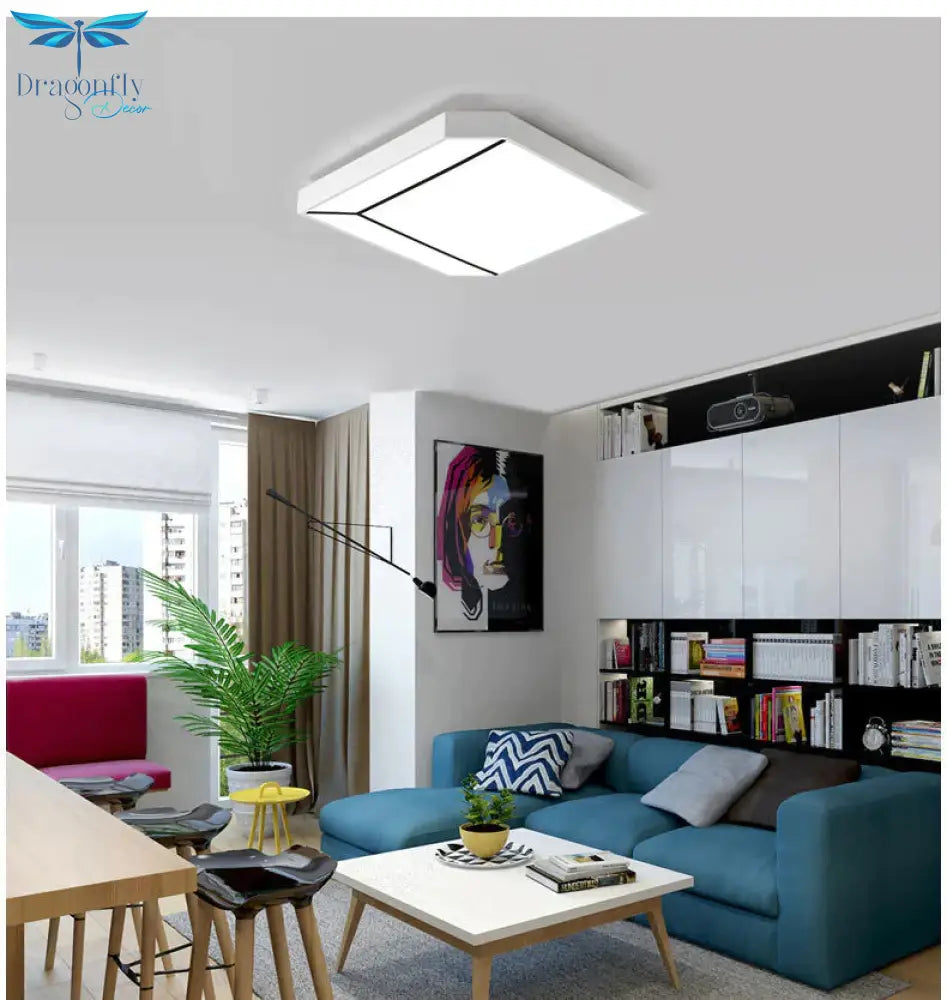 Olivia’s Modern Minimalist Led Study Light In The Bedroom Ceiling Lamp