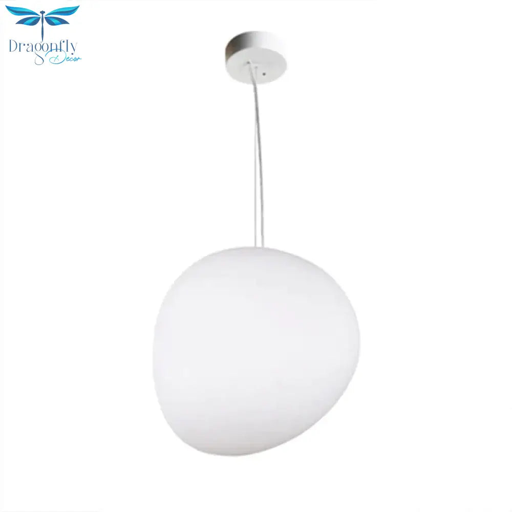 Pebble Chandelier Stone Lamp Living Room Irregular Glass Special Shaped Egg Ball Goose Warm