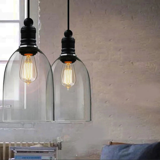 Modern Glass Pendant Lights E27/E26 Dinning Room Kitchen Home Decor Loft Industrial Hanging Light