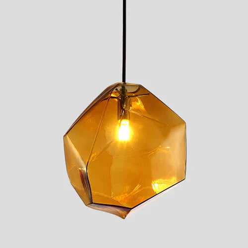 Modern Minimalist Pendant Lights Creative Colorful Glass Lamps Restaurant Led Indoor Home Lighting