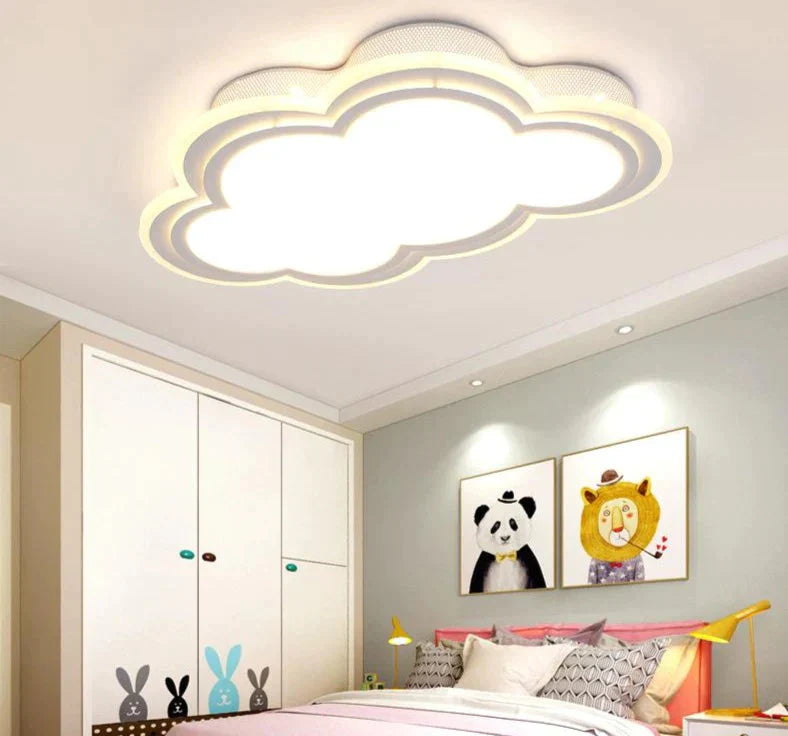 New Kids Ceiling Led Light For Bedroom Remote Control Cloud Type Mounted Luminaire Fixtures 8 - 20