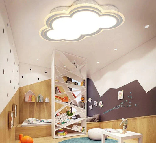 New Kids Ceiling Led Light For Bedroom Remote Control Cloud Type Mounted Luminaire Fixtures 8 - 20