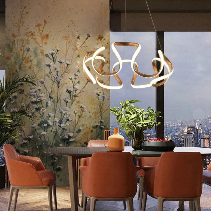 Glod Color New Design Modern Led Pendant Lights For Living Room Dining Kitchen Bar Home Lighting