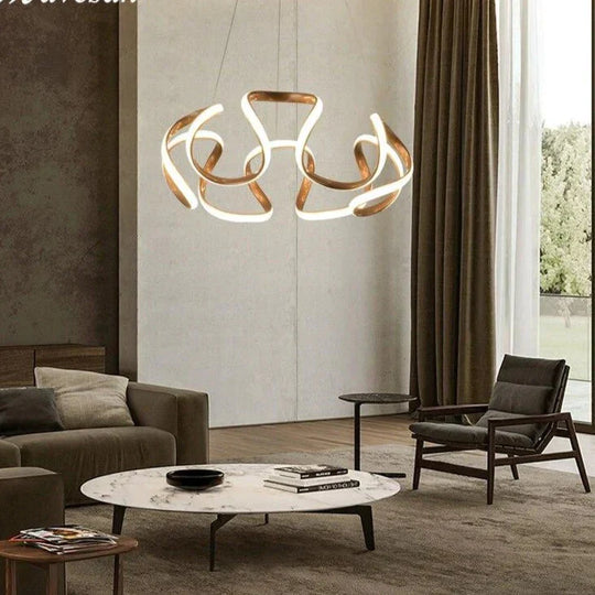 Glod Color New Design Modern Led Pendant Lights For Living Room Dining Kitchen Bar Home Lighting