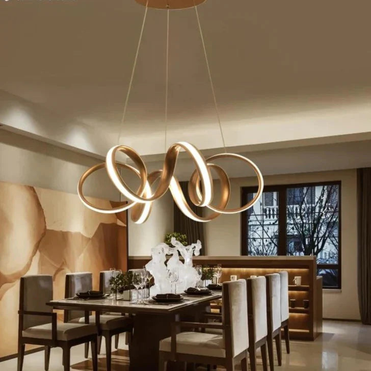 Modern Led Pendant Light For Living Room Dining Kitchen Hanging Lamp Aluminum Alloy Led Hang