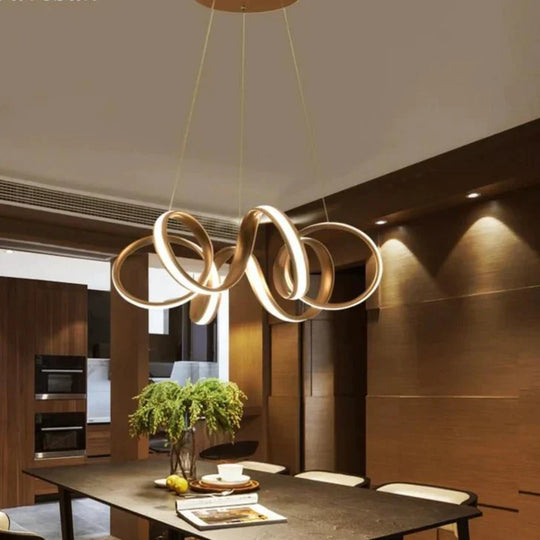 Modern Led Pendant Light For Living Room Dining Kitchen Hanging Lamp Aluminum Alloy Led Hang