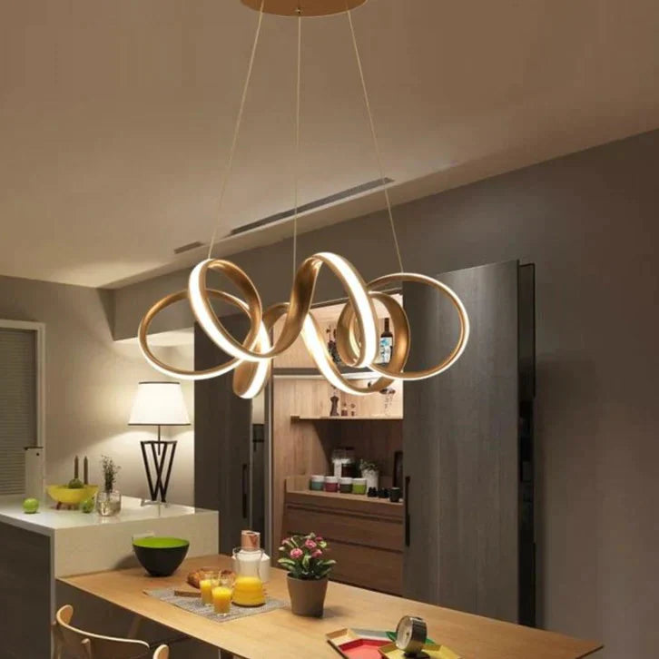 Modern Led Pendant Light For Living Room Dining Kitchen Hanging Lamp Aluminum Alloy Led Hang