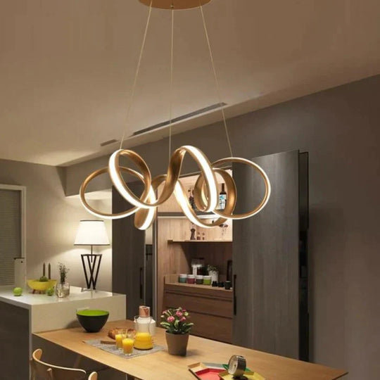 Modern Led Pendant Light For Living Room Dining Kitchen Hanging Lamp Aluminum Alloy Led Hang