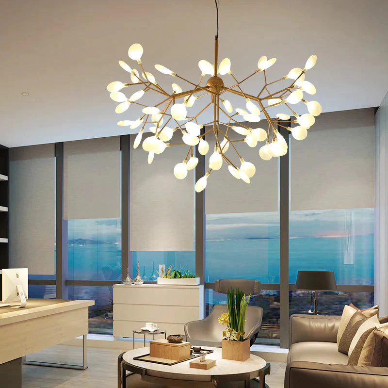 Postmodern Led Chandelier Nordic Living Room Suspended Lighting Home Fixtures Restaurant Hanging