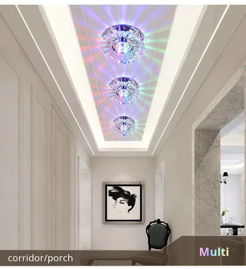 Flush Mount Small Led Ceiling Light For Art Gallery Decoration Front Balcony Lamp Porch Light