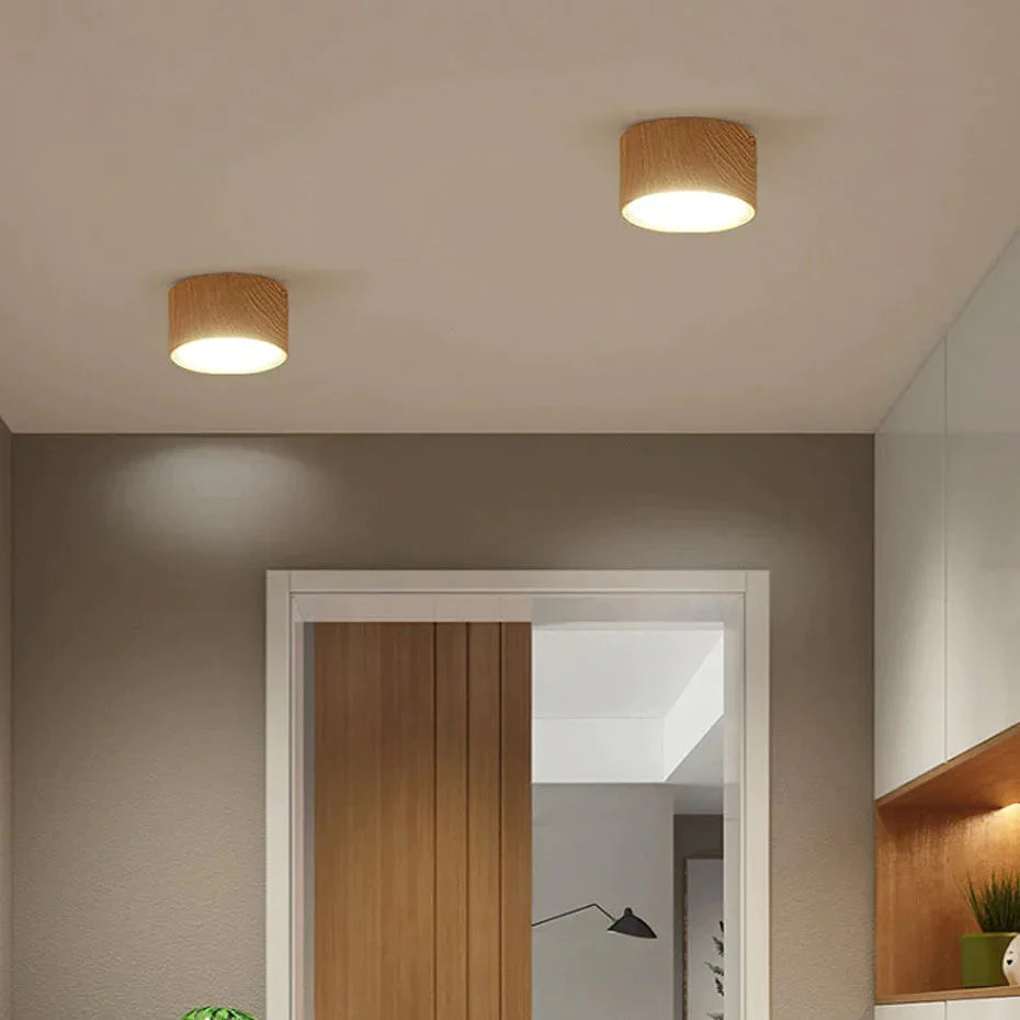 High Bright Epistar Cree Ceiling Lights 3W 5W 7W 10W 12W 15W Nordic Wood Surface Mounted Spot Light