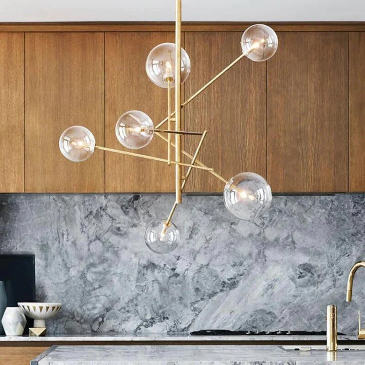 Europe Modern Creative Concise Style Glass Pendant Light Bubbles Study Livingroom Restaurant Cafe