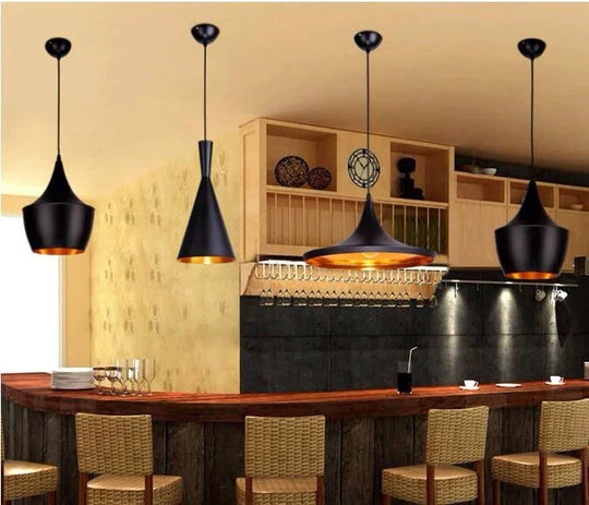 Musical Instrument Hanging Pendant Lamp Light For Restaurant Bar