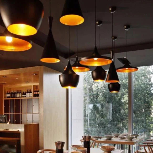 Musical Instrument Hanging Pendant Lamp Light For Restaurant Bar