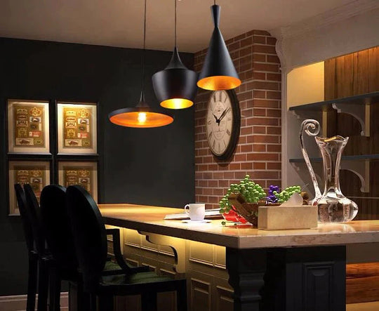 Musical Instrument Hanging Pendant Lamp Light For Restaurant Bar