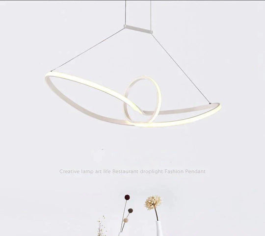 Free Shipping Remote Dimming Modern Led Pendant Light Lamp Aluminium Suspension For Dinning Room